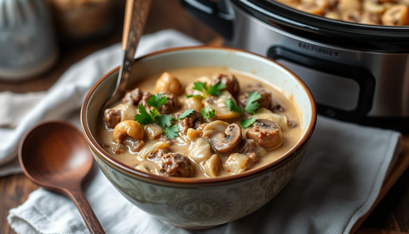 crock pot stroganoff