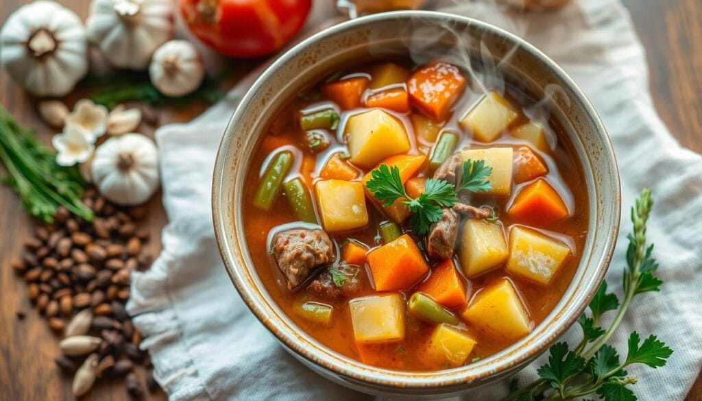 Vegetable Beef Soup Flavor Techniques